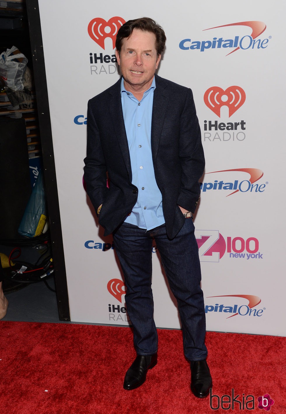 Michael J. Fox en el iHeartRadio Jingle Ball 2015