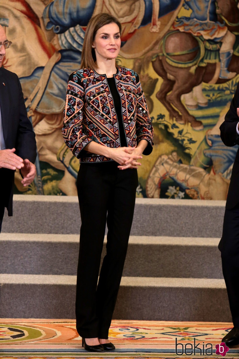 La Reina Letizia en una audiencia a representantes de la campaña 'Un juguete, una ilusión'