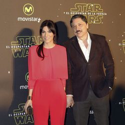Carlos Bardem y Cecilia Gessa en el estreno de 'Star Wars: El Despertar de la Fuerza' en Madrid