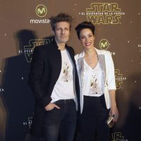 Nerea Garmendia y Jesús Olmedo en el estreno de 'Star Wars: El Despertar de la Fuerza' en Madrid