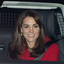 Kate Middleton en el almuerzo en Buckingham Palace por la Navidad 2015