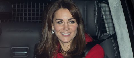 Kate Middleton en el almuerzo en Buckingham Palace por la Navidad 2015