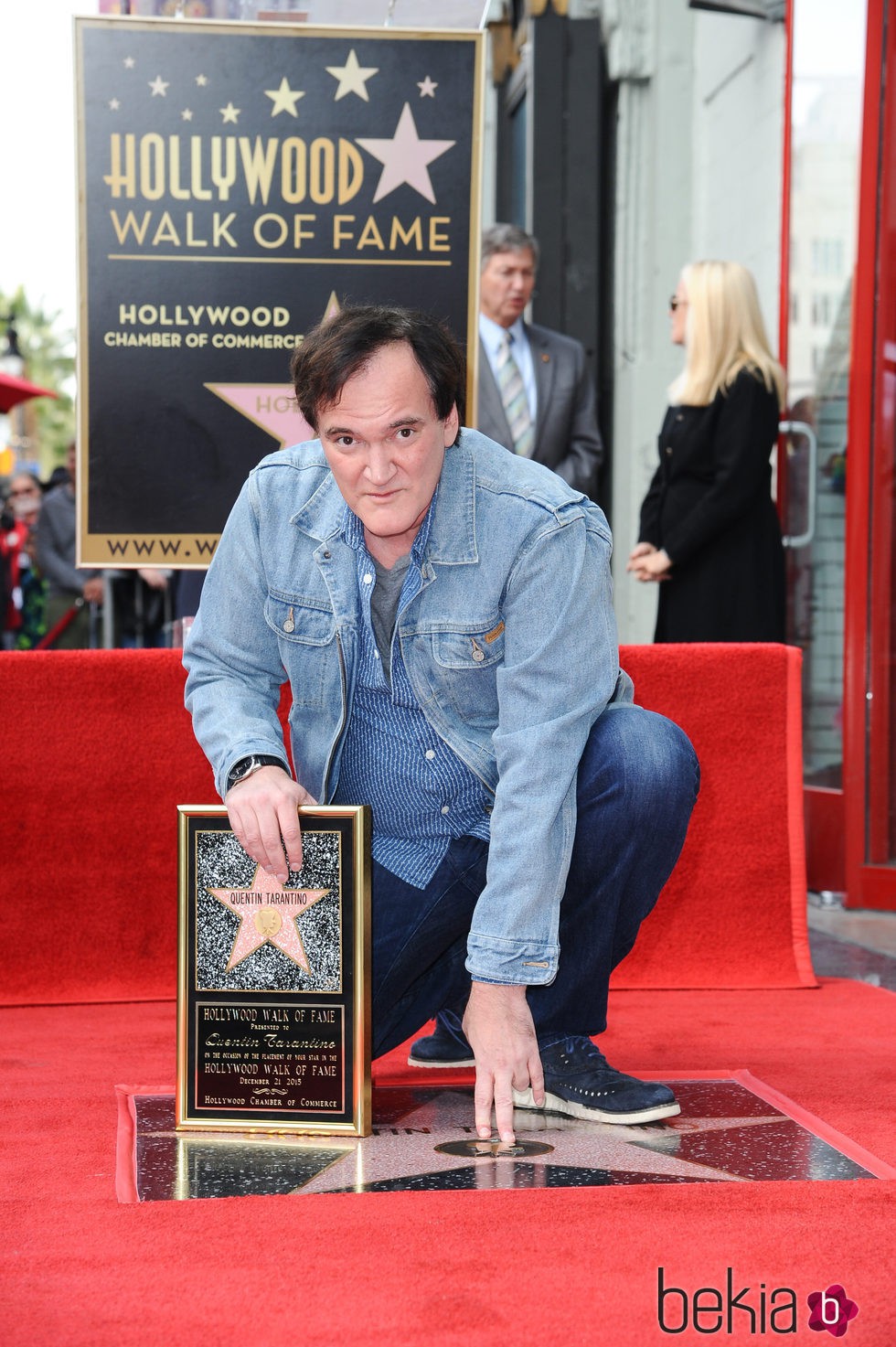 Quentin Tarantino recibe su estrella en el Paseo de la Fama de Hollywood