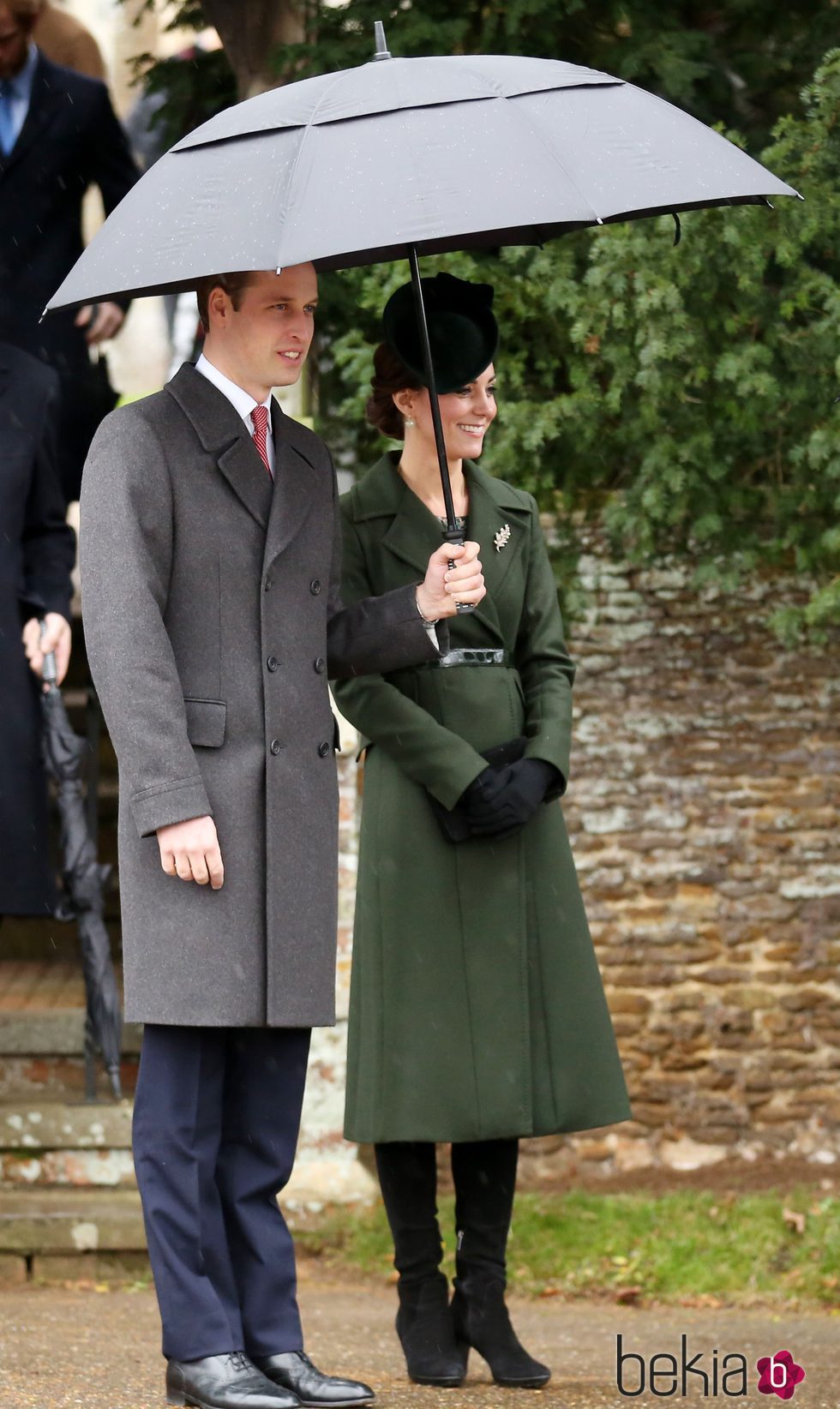 Los Duques de Cambridge asisten a la Misa de Navidad 2015