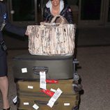 Eva Longoria a su llegada al aeropuerto de Los Ángeles
