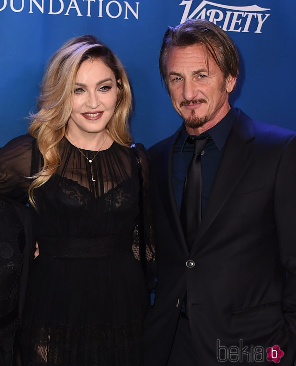 Madonna y Sean Penn en la gala benéfica por Haití  2016 organizada por el actor