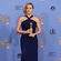 Kate Winslet con su premio de los Globos de Oro 2016