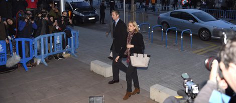 La Infanta Cristina e Iñaki Urdangarín llegan a la primera jornada del juicio por el 'Caso Nóos'