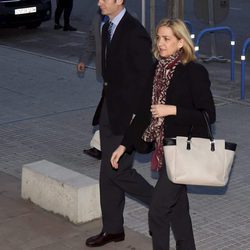 La Infanta Cristina e Iñaki Urdangarín llegan a la primera sesión del juicio por el Caso Nóos