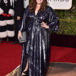 Melissa McCarthy en la alfombra roja de los Globos de Oro 2016