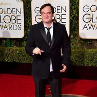 Quentin Tarantino en la alfombra roja de los Globos de Oro 2016