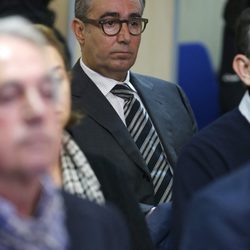 Diego Torres en el banquillo de los acusados en el juicio por el Caso Nóos