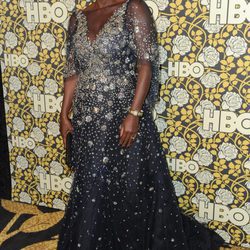 Viola Davis en la fiesta de HBO tras la entrega de los Globos de Oro 2016