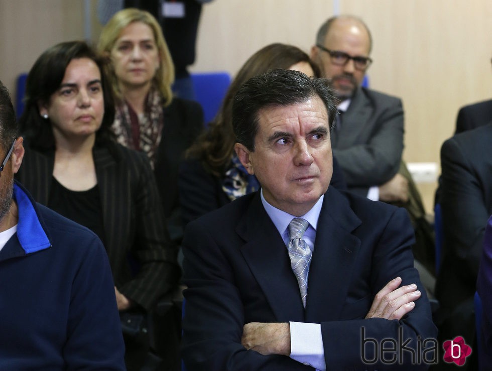 Jaume Matas en el banquillo de los acusados en el juicio por el Caso Nóos