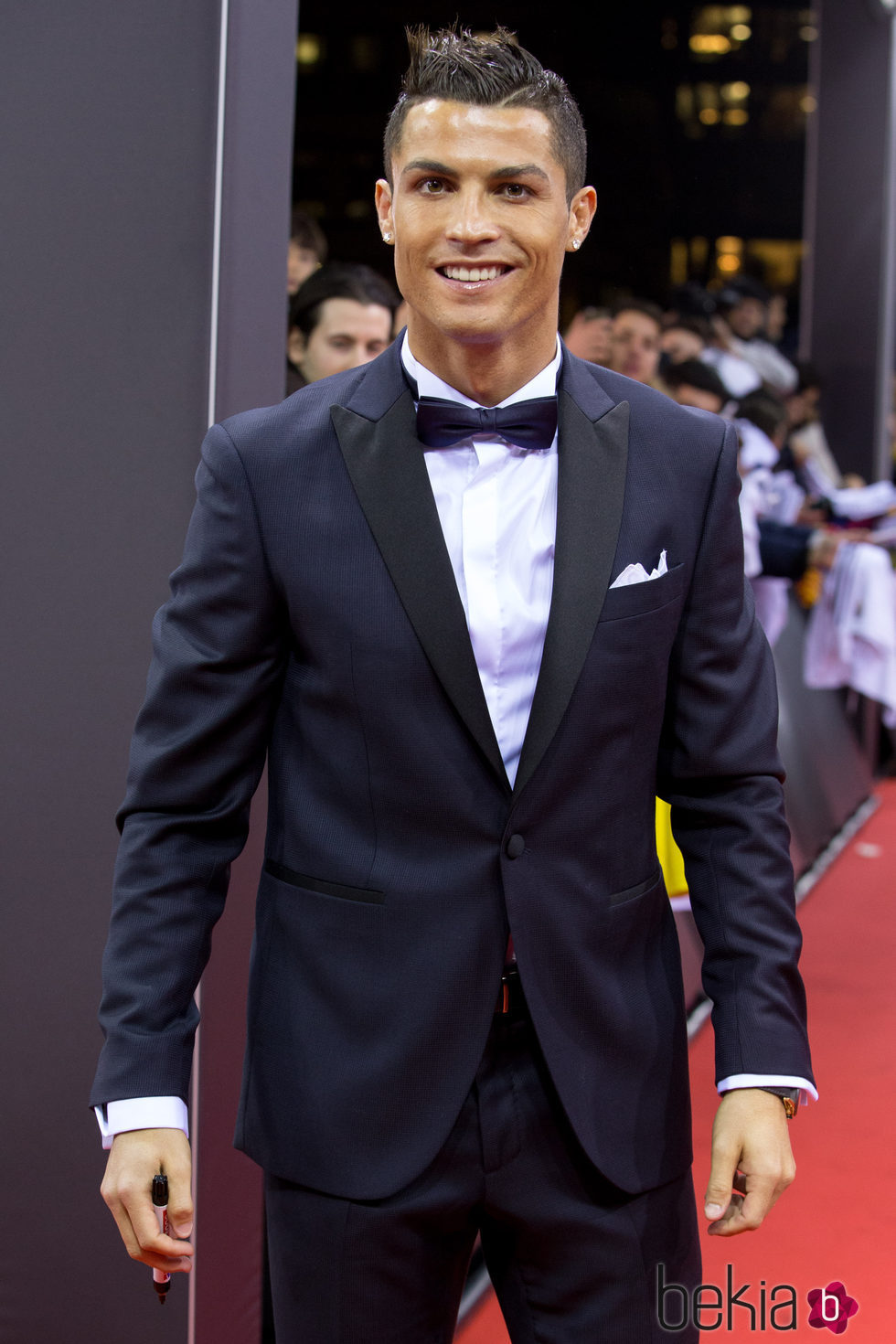 Cristiano Ronaldo en la entrega del Balón de Oro 2015