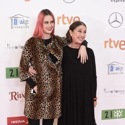 Verónica Forqué y su hija María Iborra en los Premios José María Forqué 2016