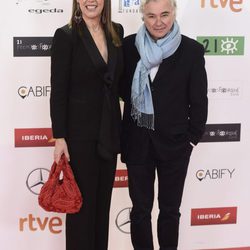 Mabel Lozano y su marido Eduardo Campoy en los Premios José María Forqué 2016