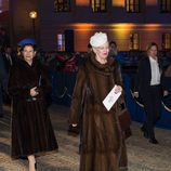 Margarita de Dinamarca en las celebraciones por el 25 aniversario del reinado de Harald de Noruega