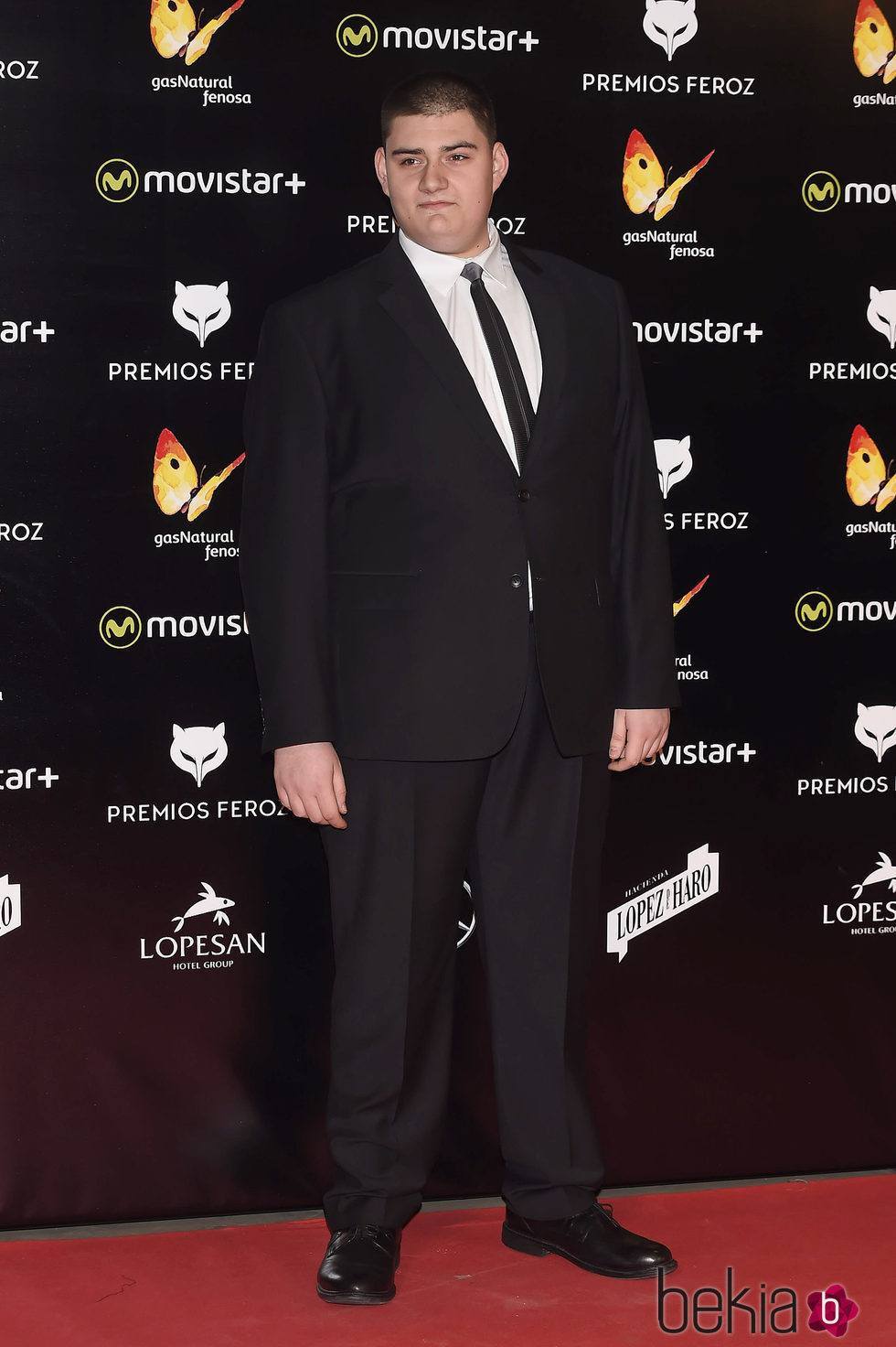 Antonio Bachiller en la alfombra roja de los Premios Feroz 2016
