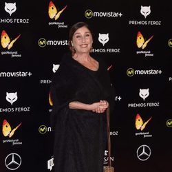 Verónica Forqué en la alfombra roja de los Premios Feroz 2016