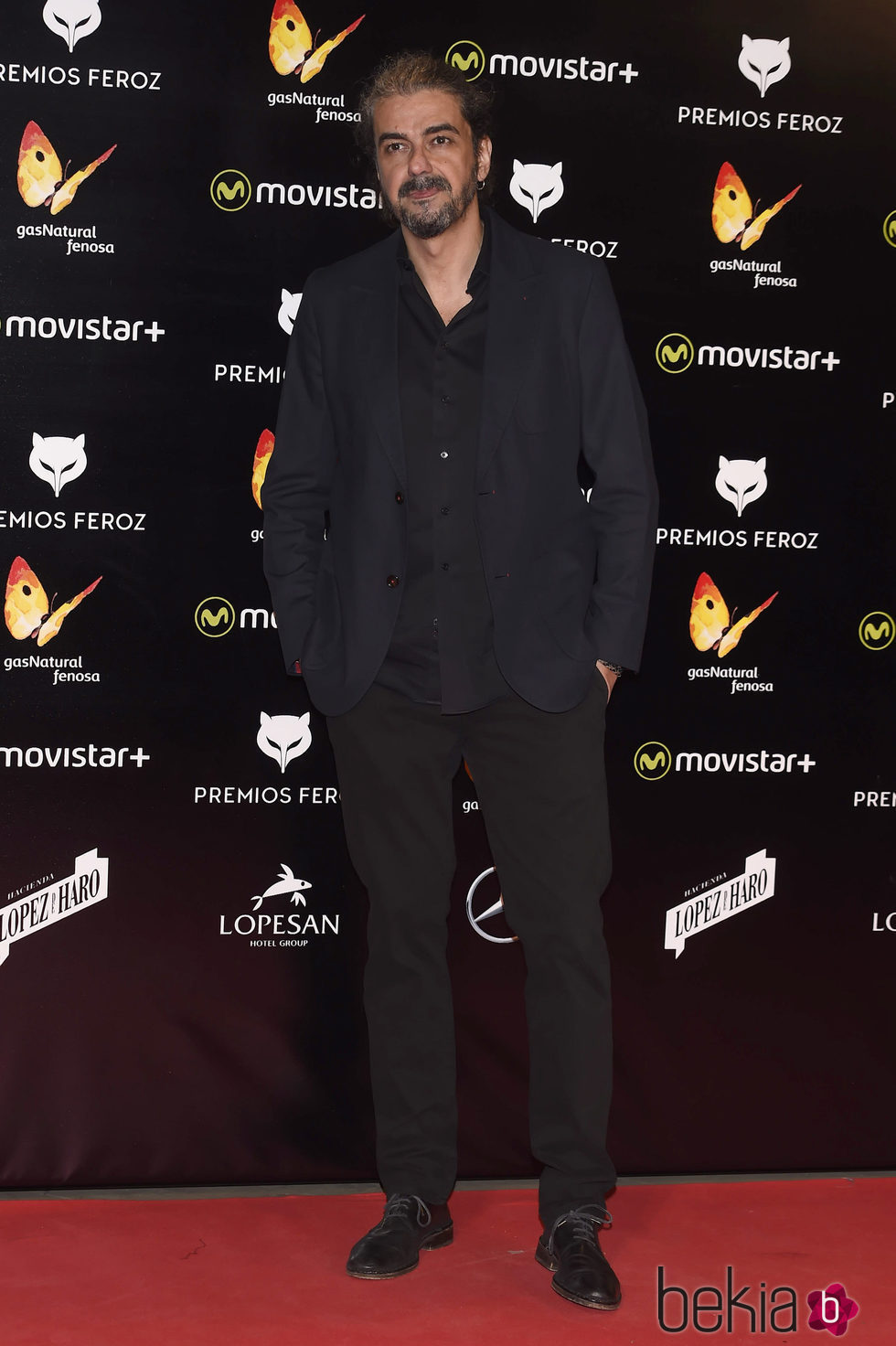 Fernando León de Aranoa en la alfombra roja de los Premios Feroz 2016