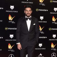 Mario Casas en la alfombra roja de los Premios Feroz 2016