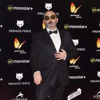 Carlos Areces en la alfombra roja de los Premios Feroz 2016