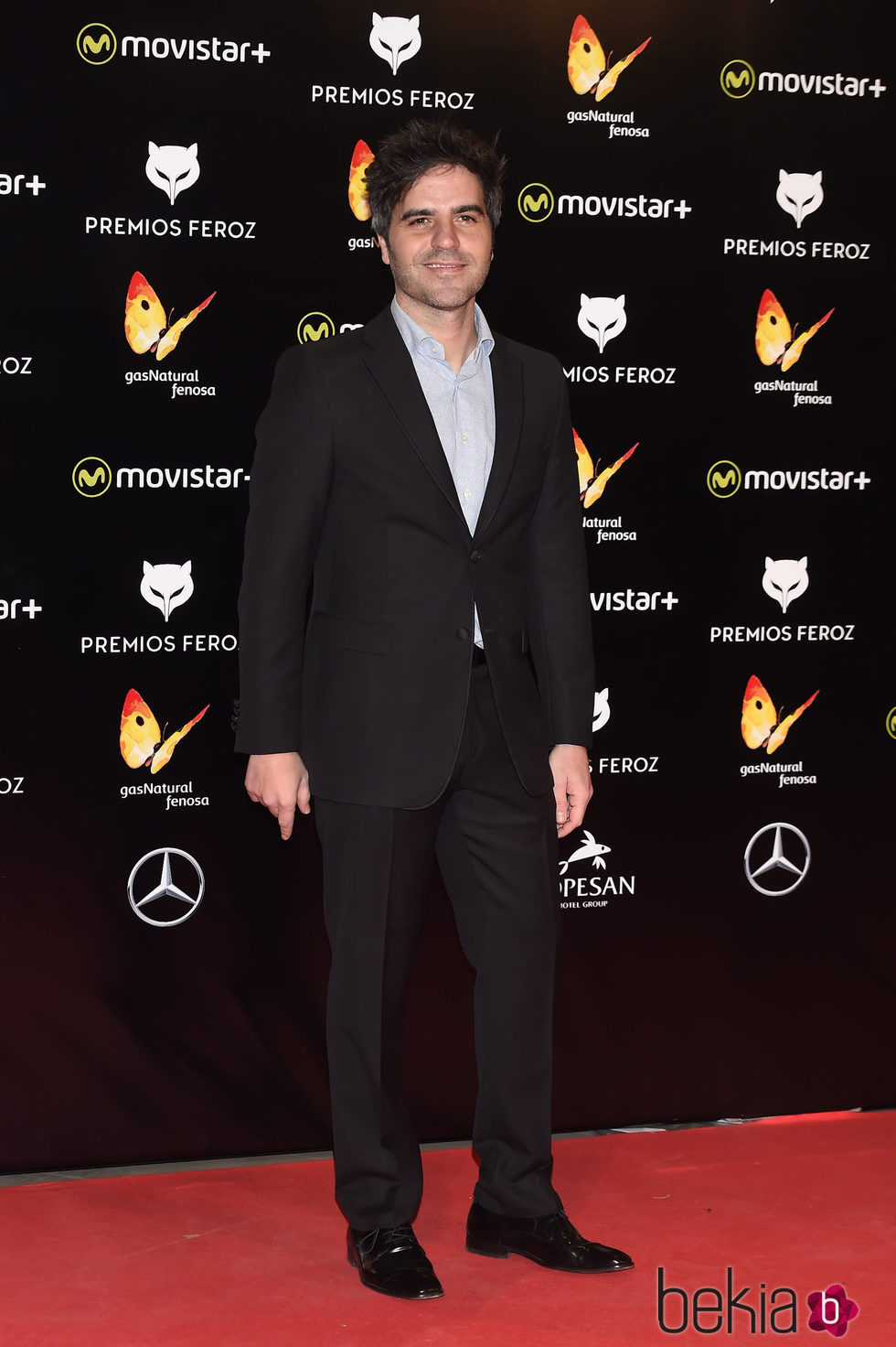 Ernesto Sevilla en la alfombra roja de los Premios Feroz 2016