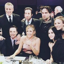 Primera reunión del elenco de 'Friends' junto a los actores de 'The Big Bang Theory'