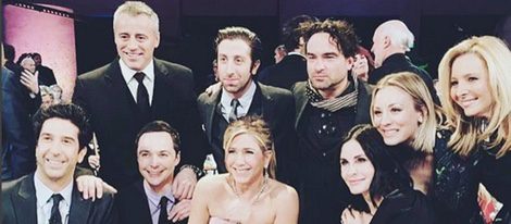 Primera reunión del elenco de 'Friends' junto a los actores de 'The Big Bang Theory'