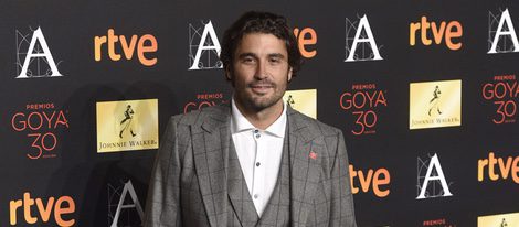 Álex García en la cena de los nominados a los Premios Goya 2016