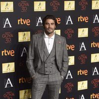 Álex García en la cena de los nominados a los Premios Goya 2016