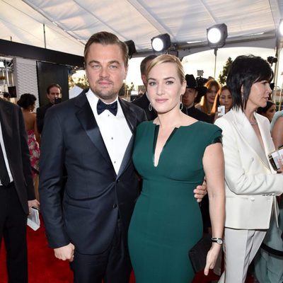 Leonardo DiCaprio y Kate Winslet en la alfombra roja de los SAG 2016