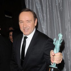 Kevin Spacey con su Premio del Sindicato de Actores 2016
