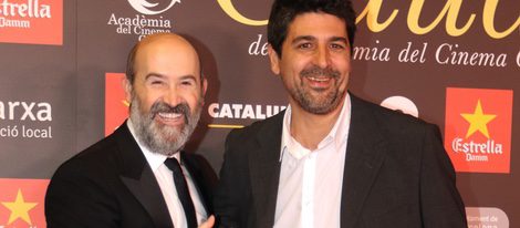 Javier Cámara y Cesc Gay en los Premios Gaudí 2016