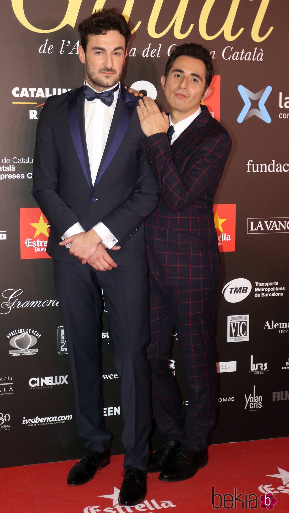 Miki Esparbé y Berto Romero en los Premios Gaudí 2016
