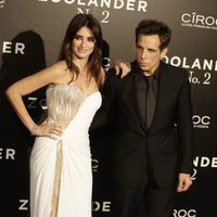 Penélope Cruz y Ben Stiller en la premiere en Madrid de 'Zoolander 2'