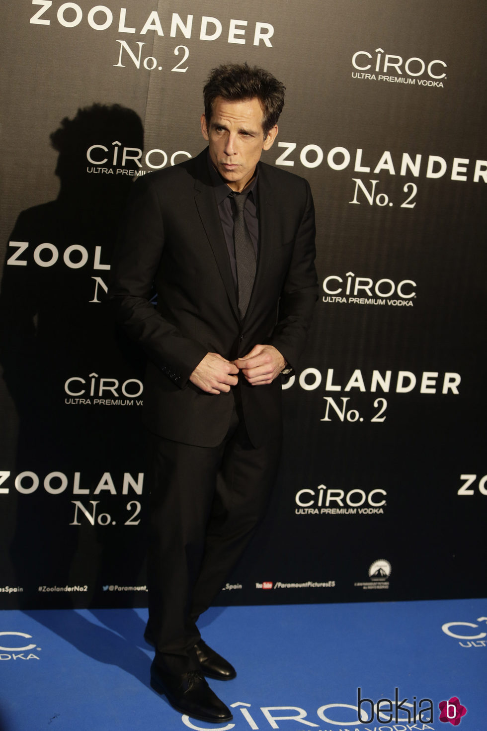 Ben Stiller en la premiere en Madrid de 'Zoolander 2'