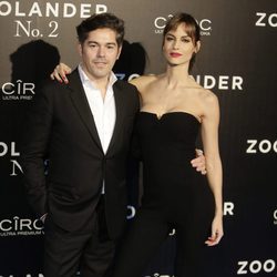 Ariande Artiles y Jorge Vázquez en la premiere en Madrid de 'Zoolander 2'