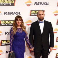 Gisela y José Ángel Ortega Mora en la gala de Mundo Deportivo 2016