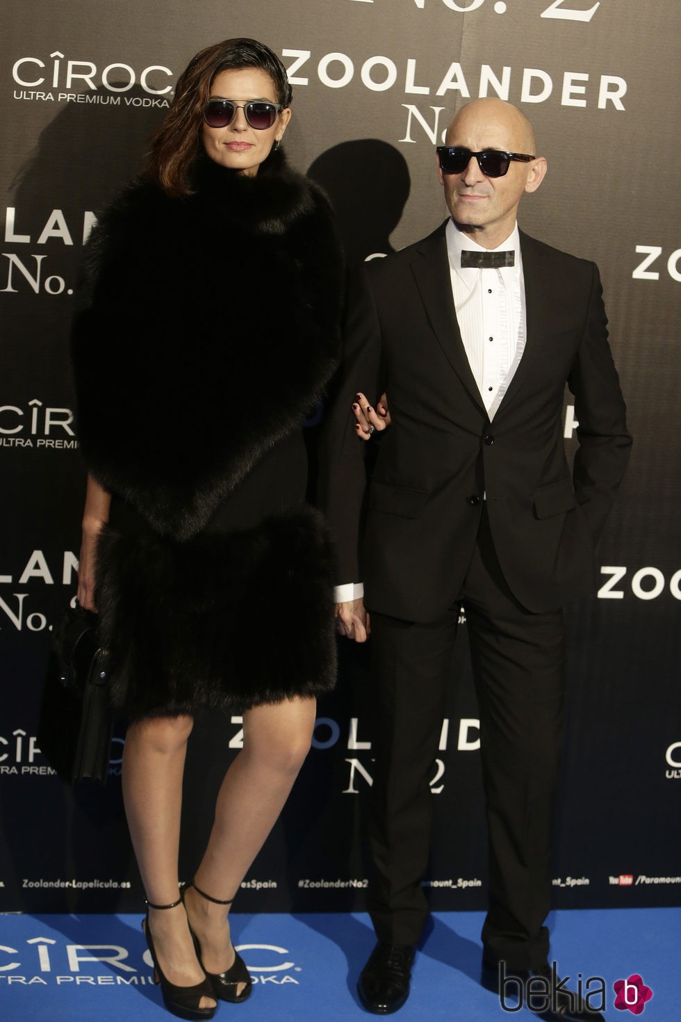 María Reyes y Modesto Lomba en la premiere en Madrid de 'Zoolander 2'