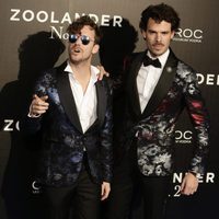 Aldo Comas con Juan Avellaneda en la premiere en Madrid de 'Zoolander 2'