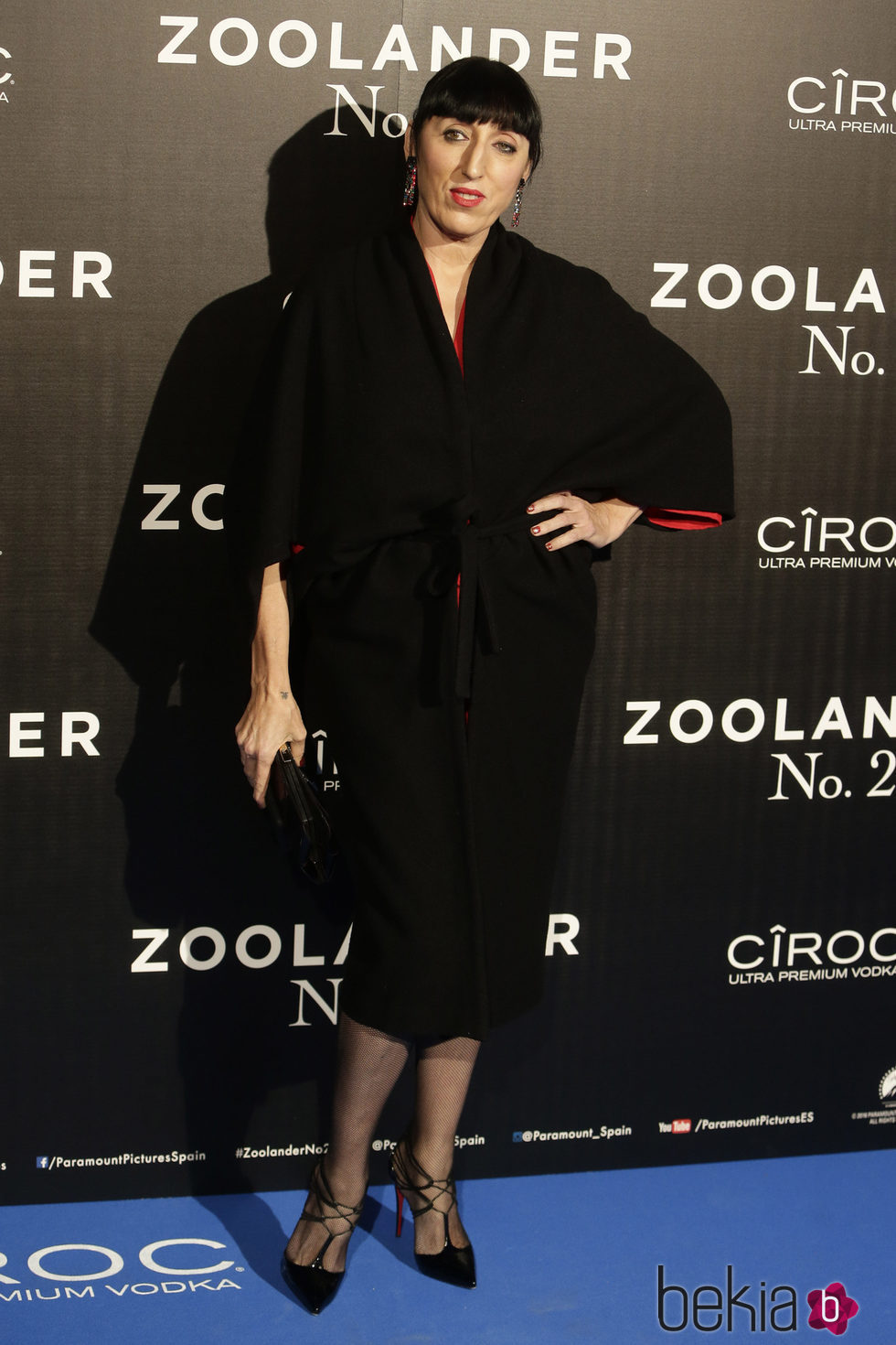 Rossy de Palma en la premiere en Madrid de 'Zoolander 2'