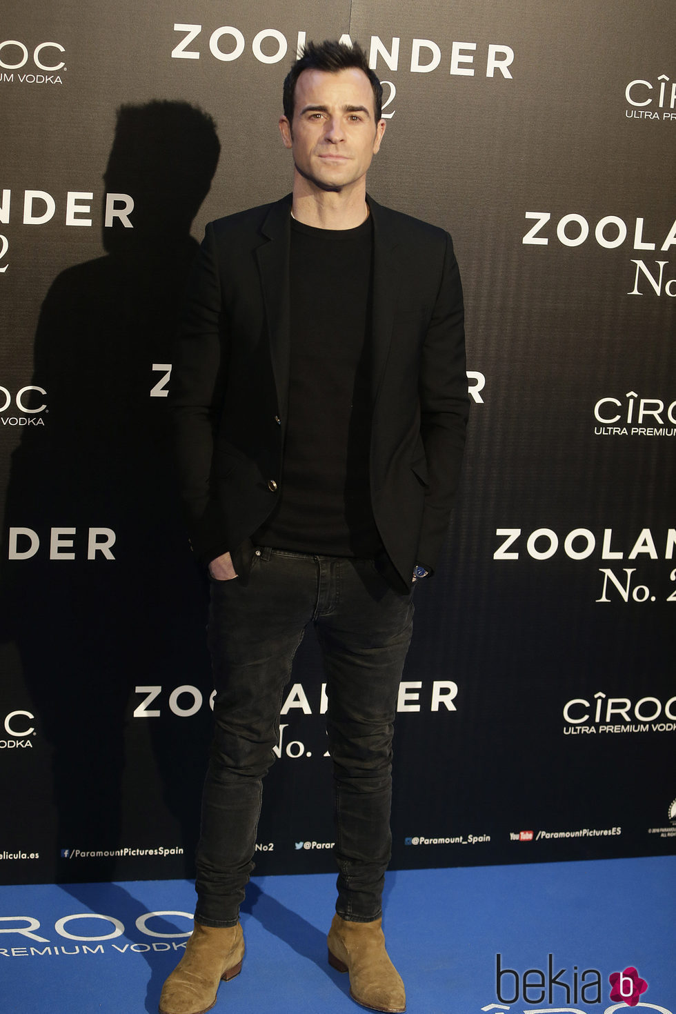 Justin Theroux en la premiere en Madrid de 'Zoolander 2'