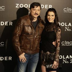 Carlos Bardem y Cecilia Gessa en la premiere en Madrid de 'Zoolander 2'