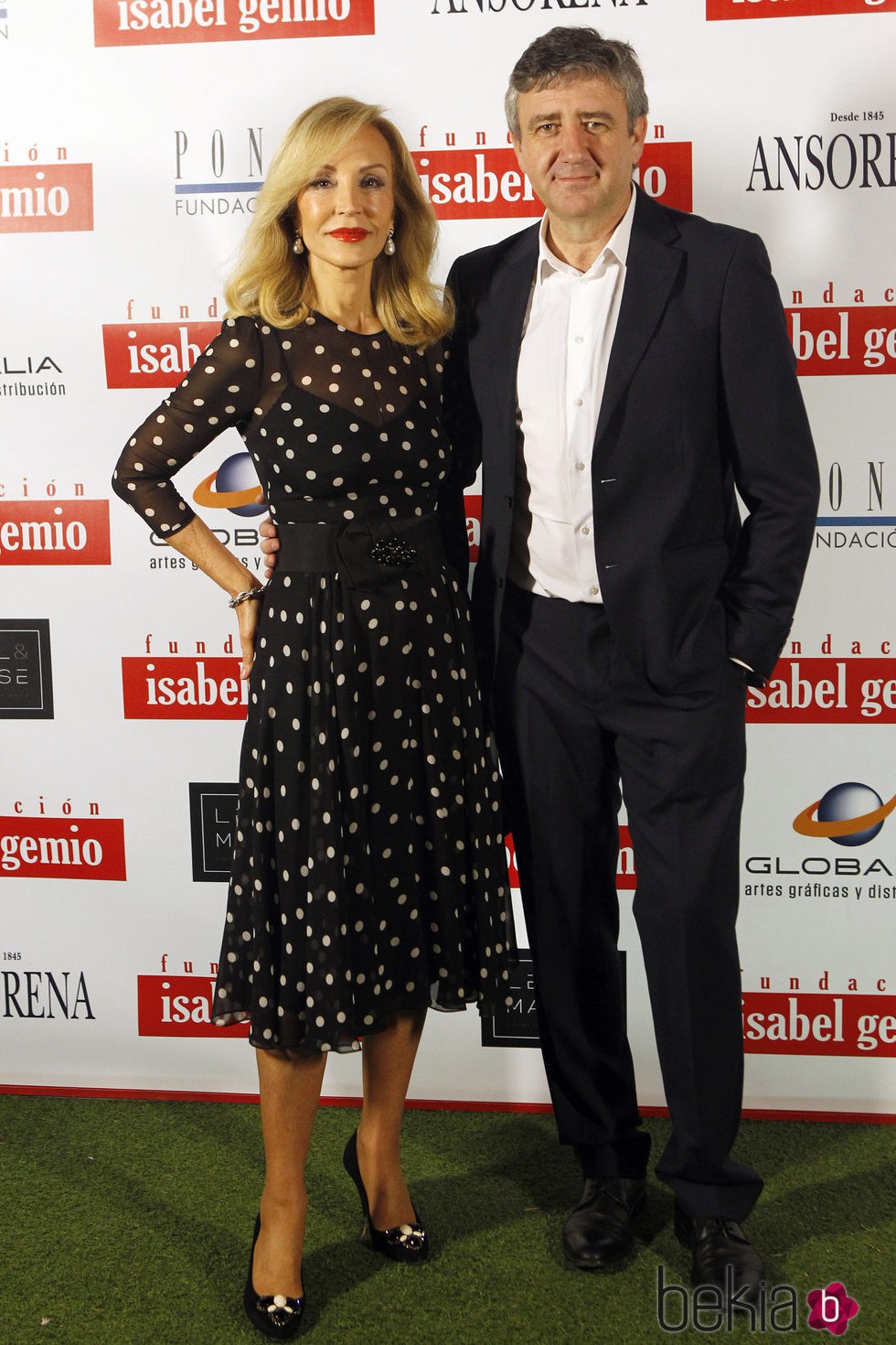 Carmen Loman y Ramón Arangüena en la subasta benéfica 'Artistas con Duende'