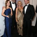 Geri Halliwell, Hugh Dennis, Kylie Minogue y Christian Horner en la Gala de los Prince's Trust Awards 2016