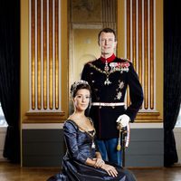 Foto oficial de los Príncipes Joaquín y Marie de Dinamarca