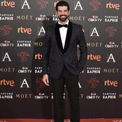 Miguel Ángel Muñoz en la alfombra roja de los Premios Goya 2016
