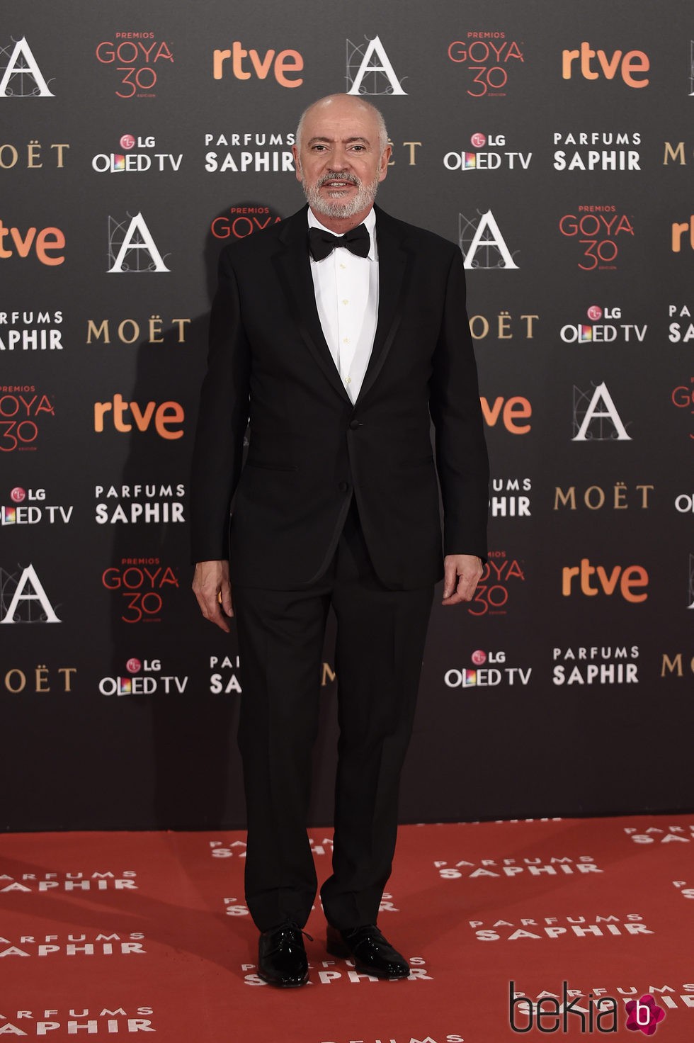 Juan Luís Iborra en la alfombra roja de los Premios Goya 2016